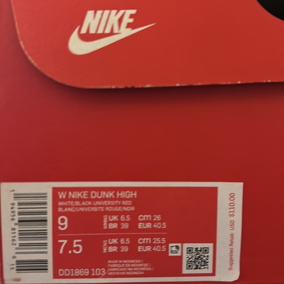 Nike Dunk High Panda Black/White - Picture 3 of 4